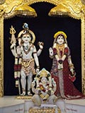 Shri Shiv-Parvati and Shri Ganeshji 